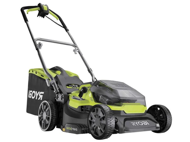 Ryobi Hybrid RY18LMH37A-225 - Tondeuse à gazon à batterie - 2x36V/2,5Ah - Coupe de 37 cm