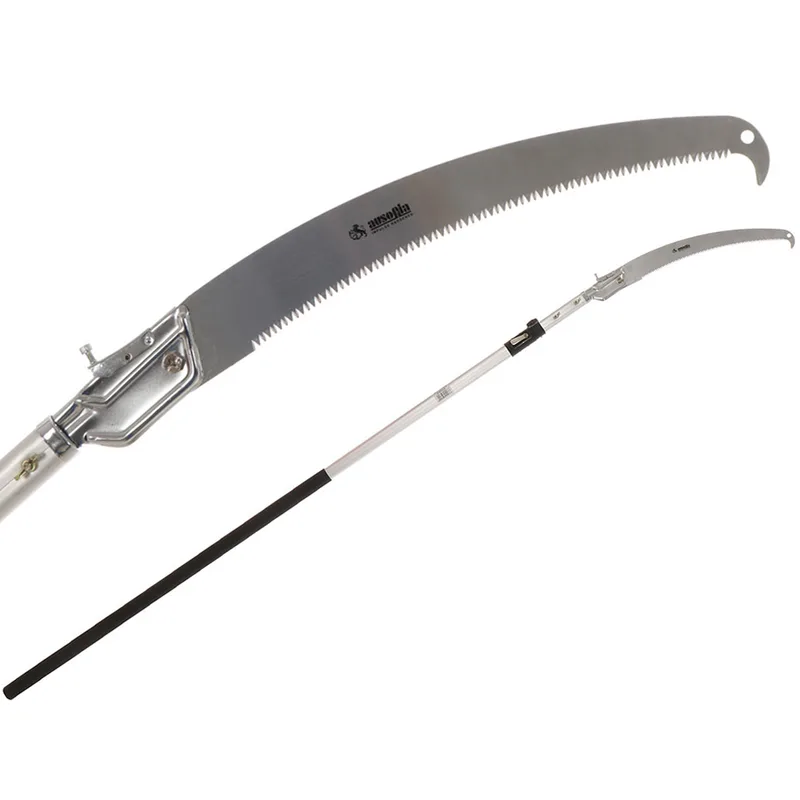 Scie de jardin sur perche de rallonge télescopique en aluminium de 3,6 m - Ausonia 35152