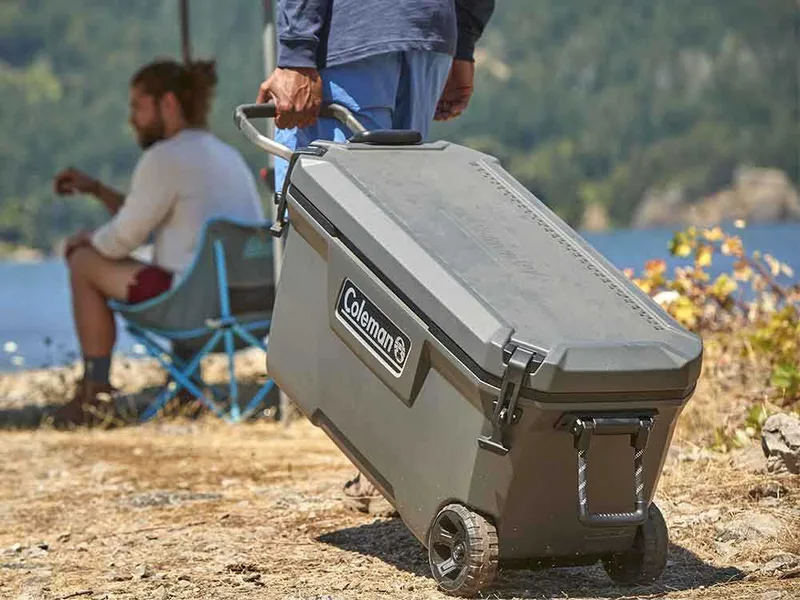 Coleman Convoy 100QT - Glacière avec roues intégrées