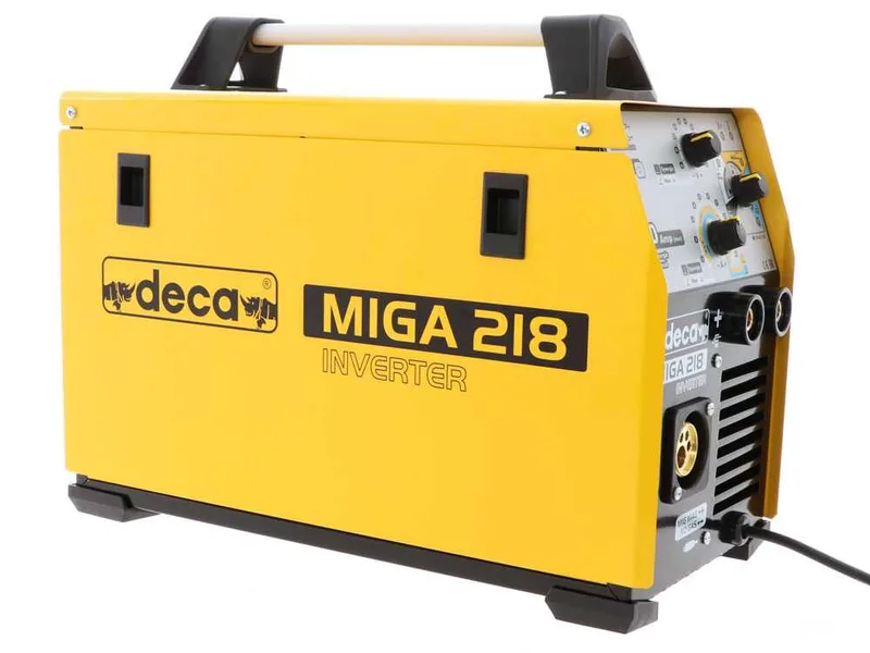 Poste à souder à fil inverter multi-procédés continu Deca miga 218 1Ph 230/50-60 - gaz/no gaz