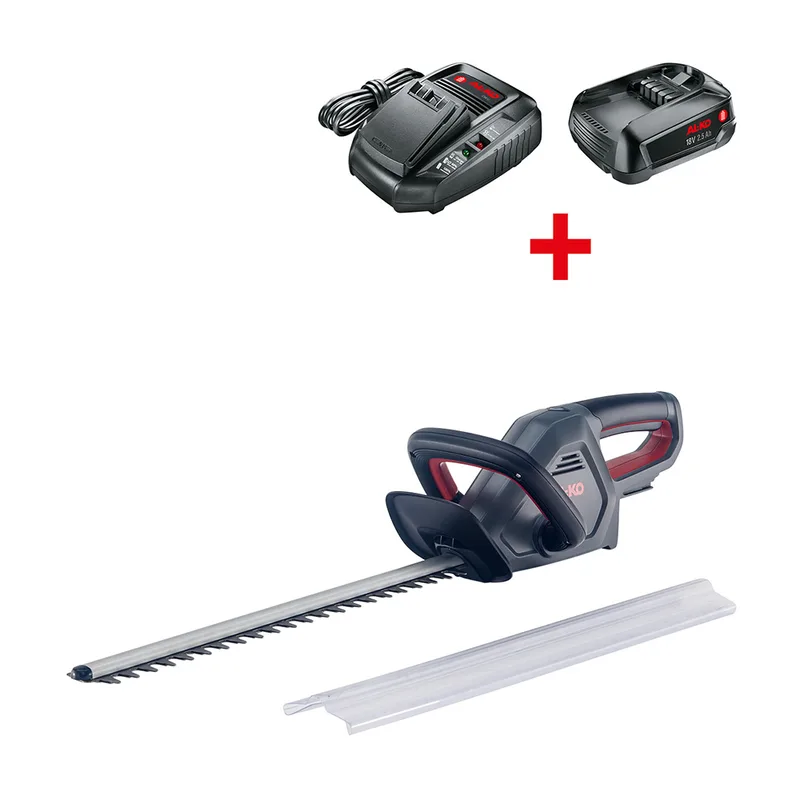 AL-KO Comfort HT 1845 - Taille-haie à batterie - 18V/2,5Ah - Lame de 45 cm