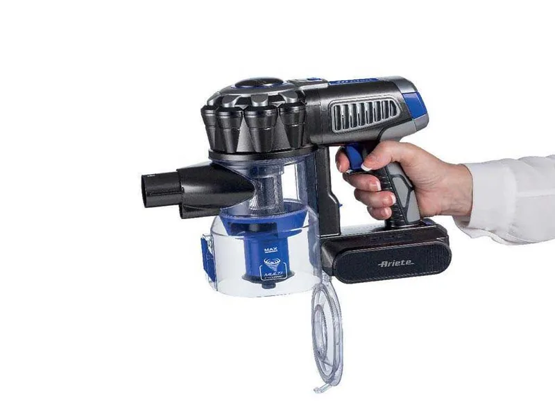 Ariete Lithium Blu - Balai électrique rechargeable sans fil - Batterie au lithium 22.2 V/ 2.2 Ah