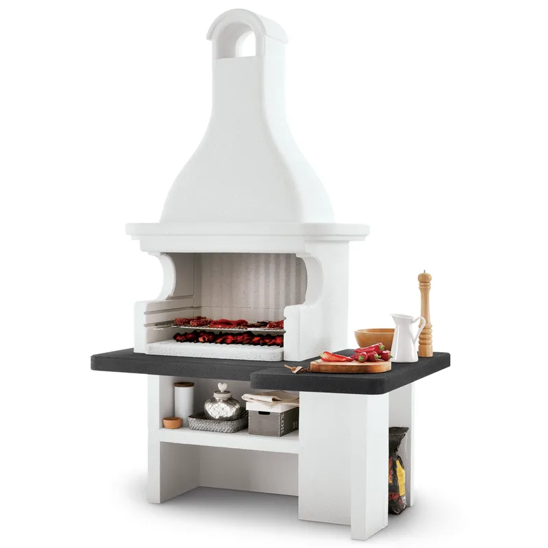 Palazzetti Mauritius - Barbecue à bois et charbon en maçonnerie