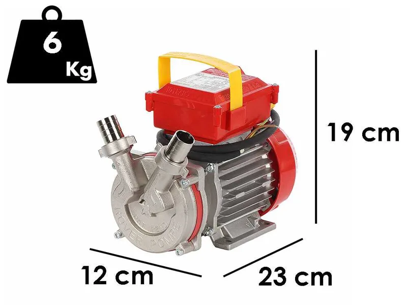 Rover Novax 25 T - Pompe électrique de transfert en alliage anticorrosion - Triphasée - 400 V