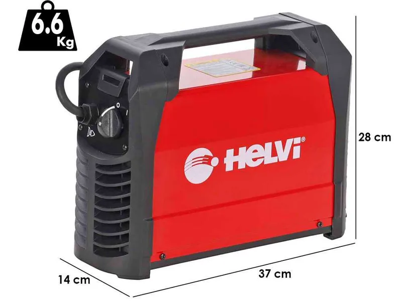 Helvi Galileo 160 - Poste à souder inverter (mma/tig lift) + sacoche, courant continu (DC)