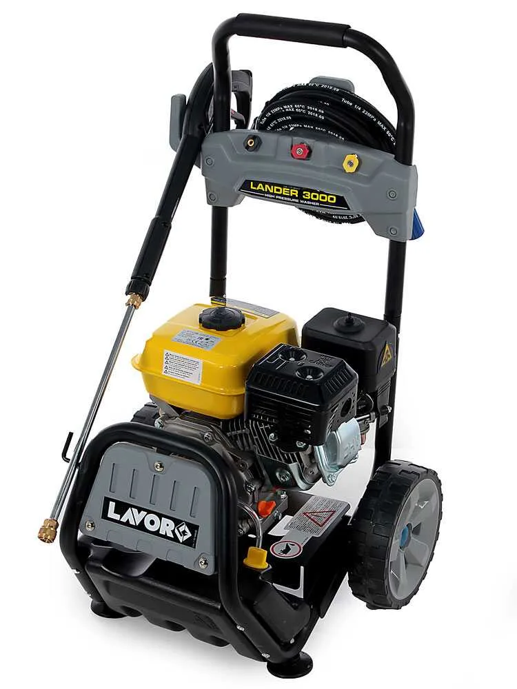 Nettoyeur haute pression thermique Lavor Lander 3000 avec moteur 196 cm3 à essence - 210 bar