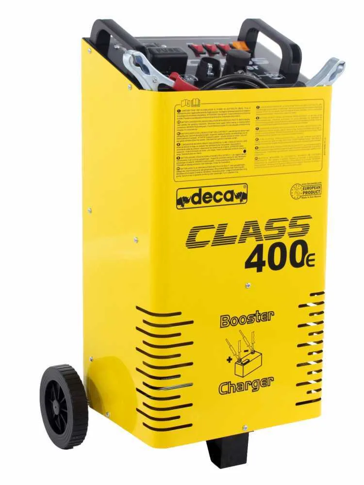Deca class booster 400E - Chargeur de batterie/démarreur - sur chariot - monophasé - batteries 12-24V