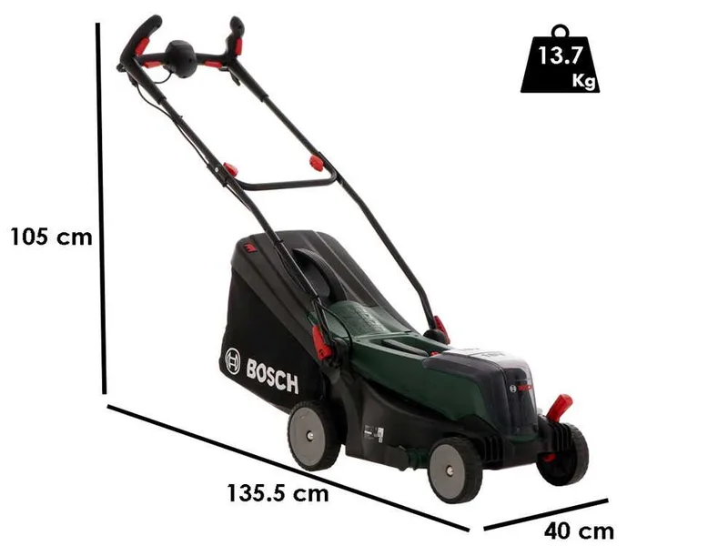 Tondeuse à gazon électrique à batterie Bosch UniversalRotak 2x18V-37-550 - 2X18V 4Ah