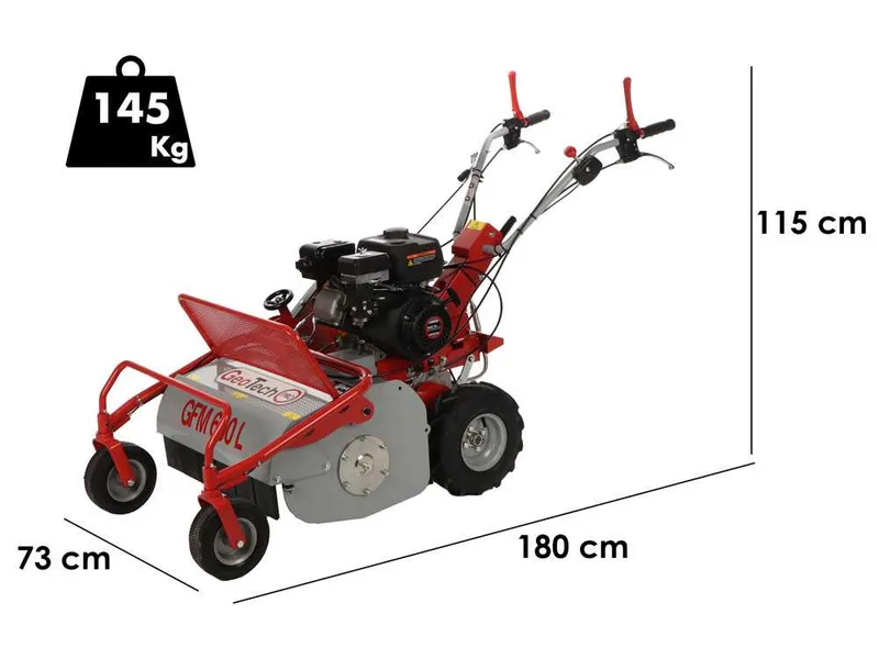 GeoTech Pro GFM 600 L - Tondeuse débroussailleuse professionnelle à couteaux - Loncin LC175F-2