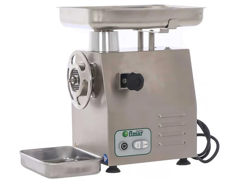 Fimar 22RG - Hachoir à viande électrique - 230 V - 1.5 CV - Groupe de hachage en INOX - Avec inverseur de marche