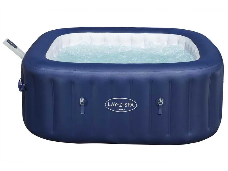 Bestway Lay-Z-Spa Hawaii AirJet 6001H - 180x180x71 cm - Spa gonflable à hydromassage