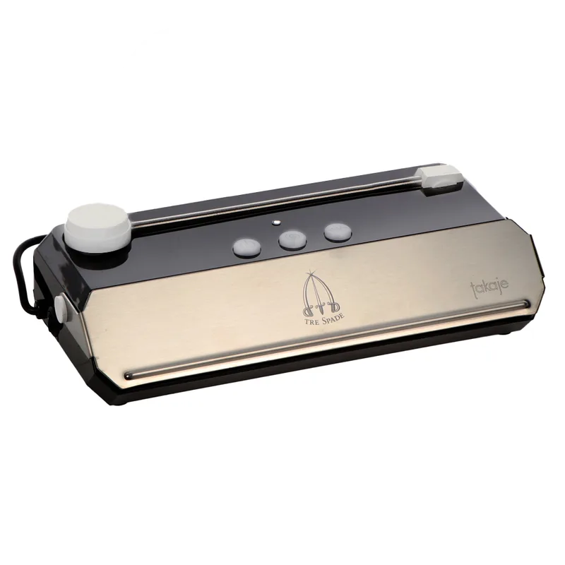 Tre Spade Takaje VacuumMachine Noire - Machine sous vide - Barre de soudure de 33 cm