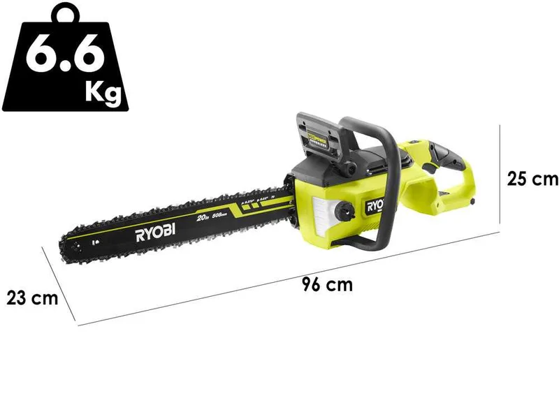 Ryobi RY36CSX50A-0 - Tronçonneuse à batterie - 36 V
