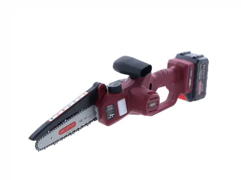 Archman PE01X - Élagueuse électrique à batterie + perche de rallonge - 205-265 cm - 2x 21V 4Ah