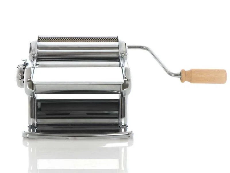 Imperia iPasta T. 6,5/12 mm Classica Ruvida - Laminoir - Machine à pâtes manuelle en INOX