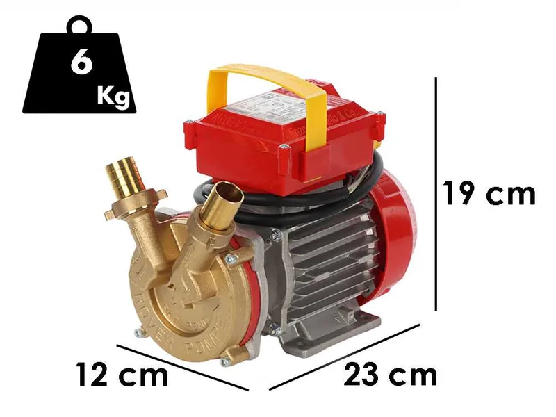 Rover BE-T 25 - Pompe électrique de transfert en bronze - Triphasée - 400 V