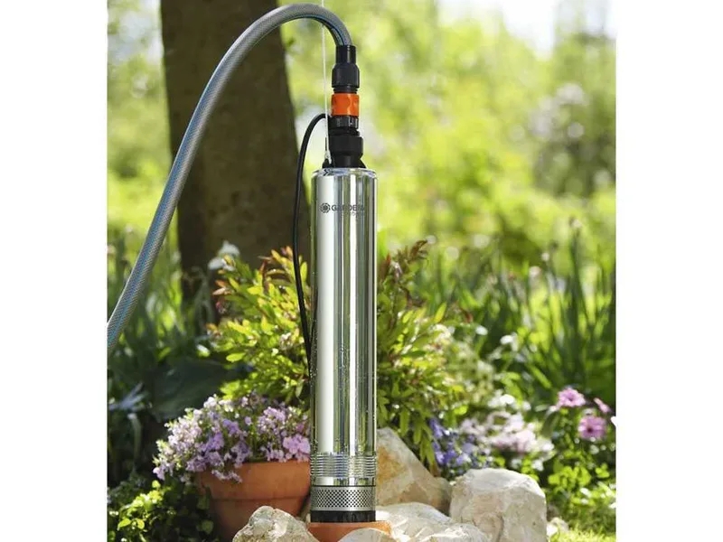 Pompe à immersion pour Puits Gardena 5500/5 inox - 850W - Pour eaux claires