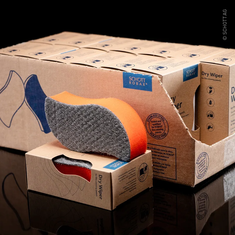 Schott robax® Dry Wiper Nettoyant à sec Ensemble de 10