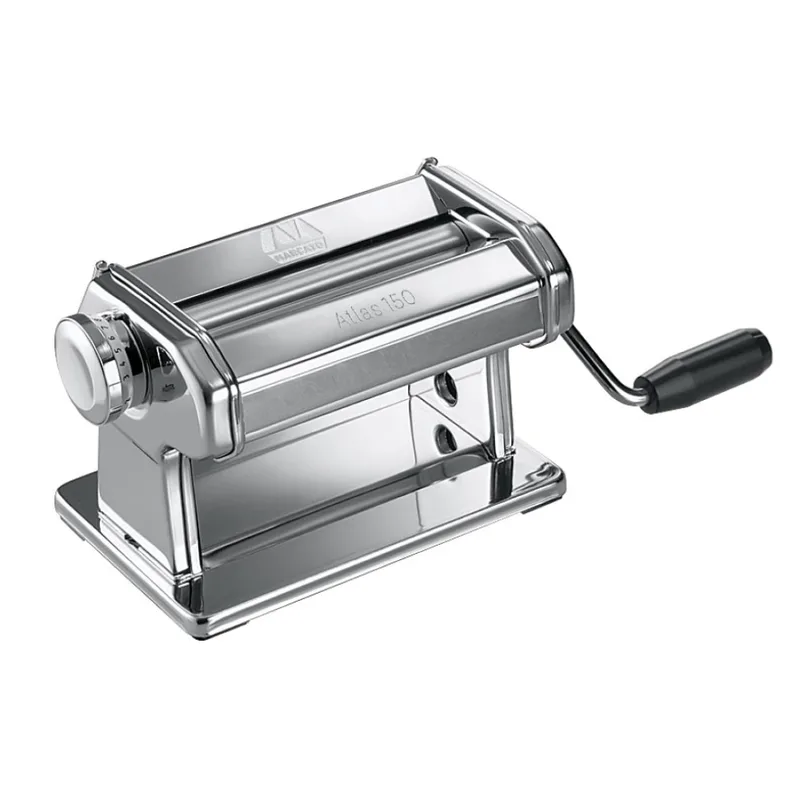 Marcato Atlas 150 Roller - Machine à pâtes manuelle en acier chromé