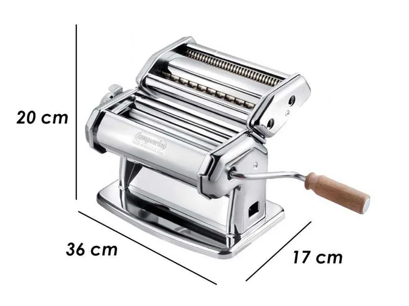 Imperia Pastaia Italiana - Laminoir - Machine à pâtes manuelle en INOX