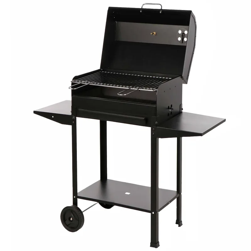 Mille Ercole Small - Barbecue à charbon en fer artisanal - 47,5x37 cm