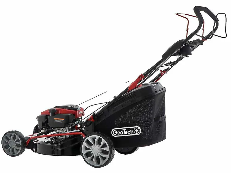 GeoTech S51-170 BMSGW ES - Tondeuse à gazon thermique tractée 4 en 1 - lame de 51 cm - Démarrage électrique