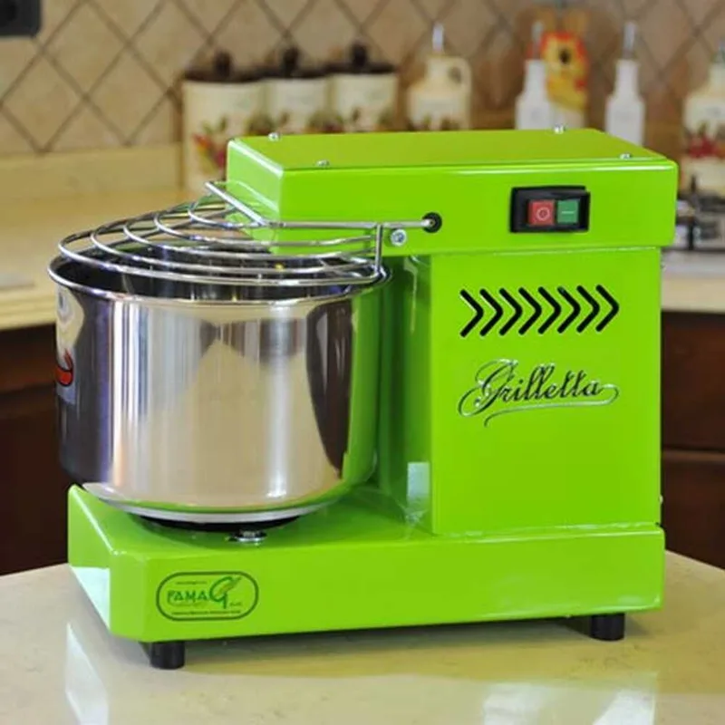 Pétrin à spirale électrique - Famag Grilletta IM 5 Color - Verte 5 kg - 8 L