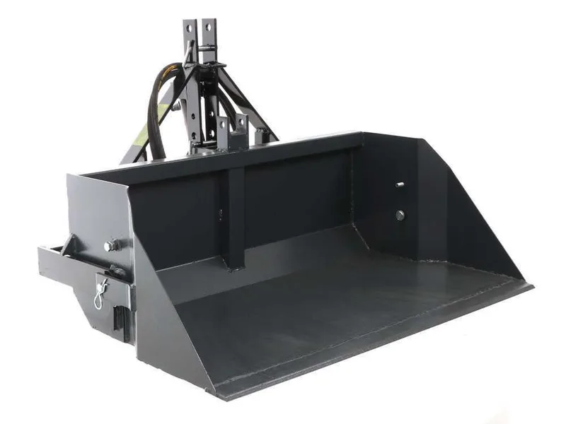 Godet arrière hydraulique pour tracteur BlackStone B-PAL H 140 - de 140 cm - Charge 400Kg