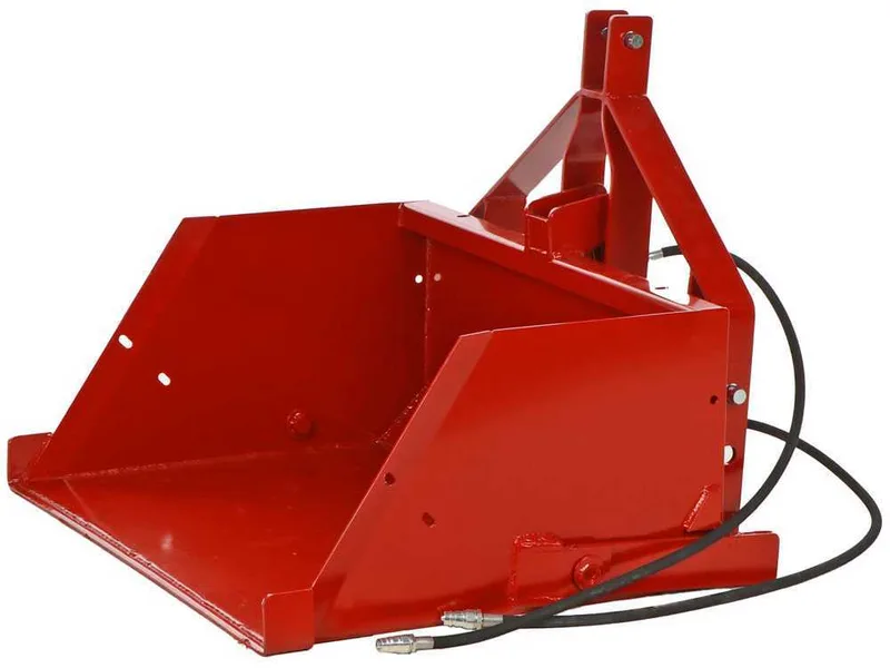 Francini PR 100 - Godet arrière hydraulique pour tracteur - de 100 cm - Capacité 400 Kg