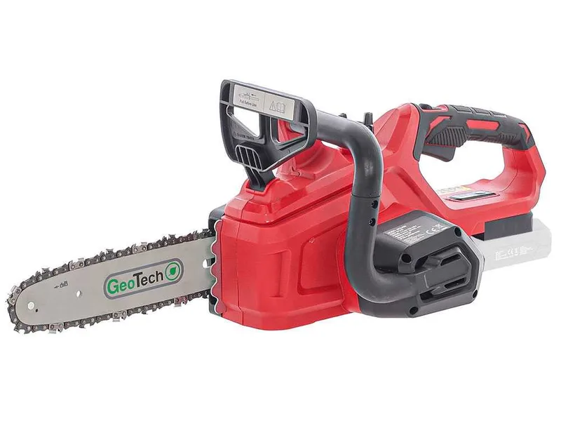 GeoTech X-Line CS-20V - Tronçonneuse à batterie 20 V - Guide de 25 cm