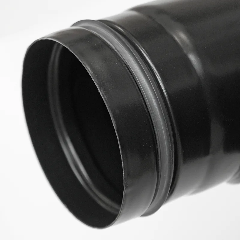 Raik conduit de poêle / tuyau de poêle 80 mm - coude à 90° en trois parties avec ouverture de nettoyage