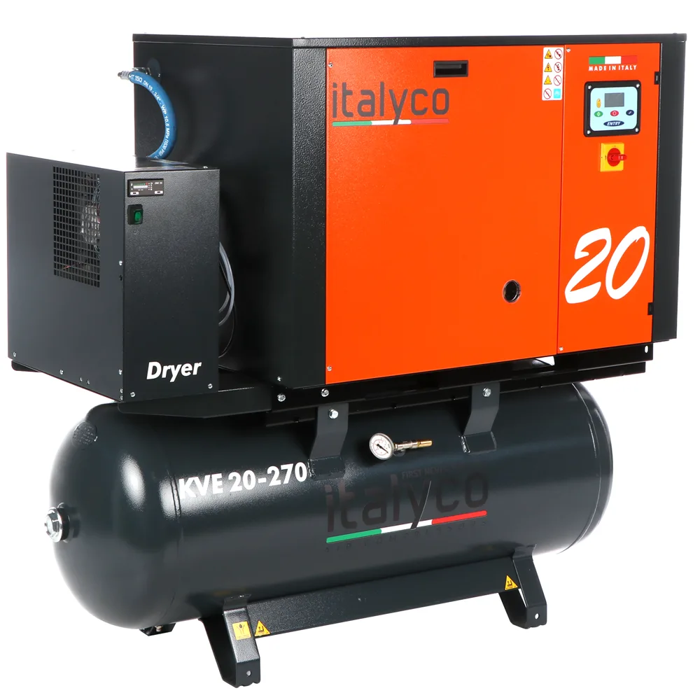 Italyco KVE 20/270 Premium - Compresseur rotatif à vis - Pression max 10 bar