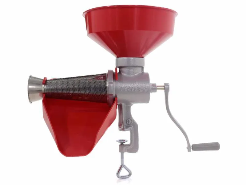 Reber 8501 N - Presse-tomates Manuel N°5 - collecteur et bac de récupération en plastique