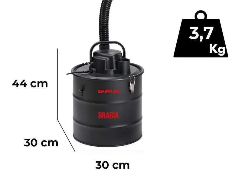 G3 Ferrari Bragia - Aspirateur à cendres avec cuve - 18 L