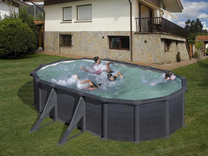 Gre Granada Ovale 500x300x132cm - Piscine hors-sol en acier