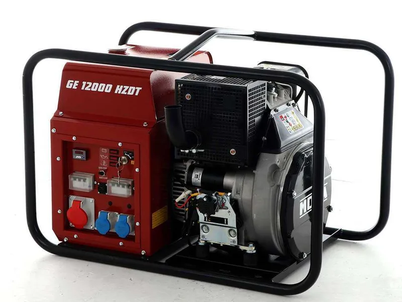 Mosa ge 12000 hzdt - Groupe électrogène diesel 9.6 KW - Continu 8.8 kW Triphasé - Moteur Hatz 1D90