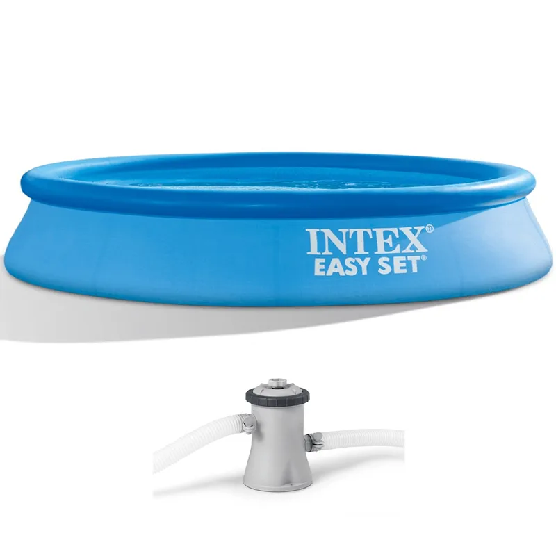 Intex Easy Set 28118NP - Ø305x61 cm - Piscine gonflable + Pompe filtre