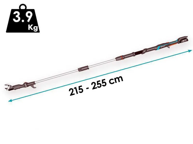 Gardena HighCut 250/18V Solo - Sécateur électrique d'élagage sur perche