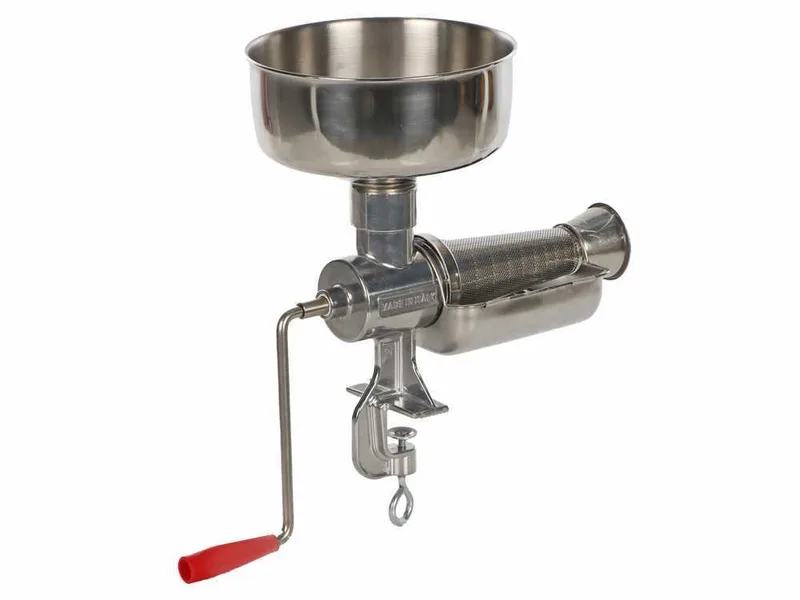 New O.M.R.A OM-2200-AL - Presse-tomates manuel aluminium N4