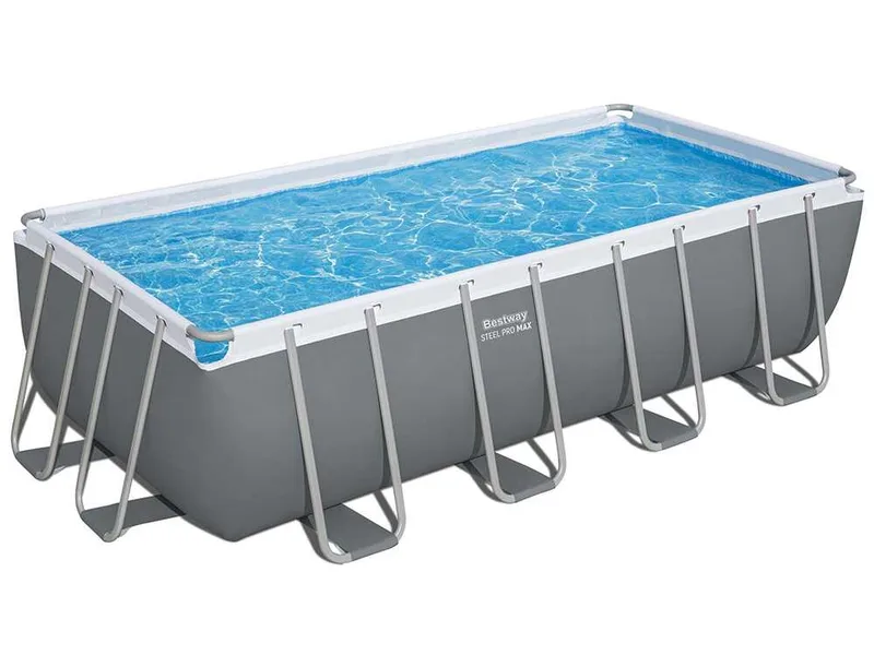 Bestway Steel Pro Max 56670 - 488x244x122 cm - Piscine hors-sol pour 5-6 personnes