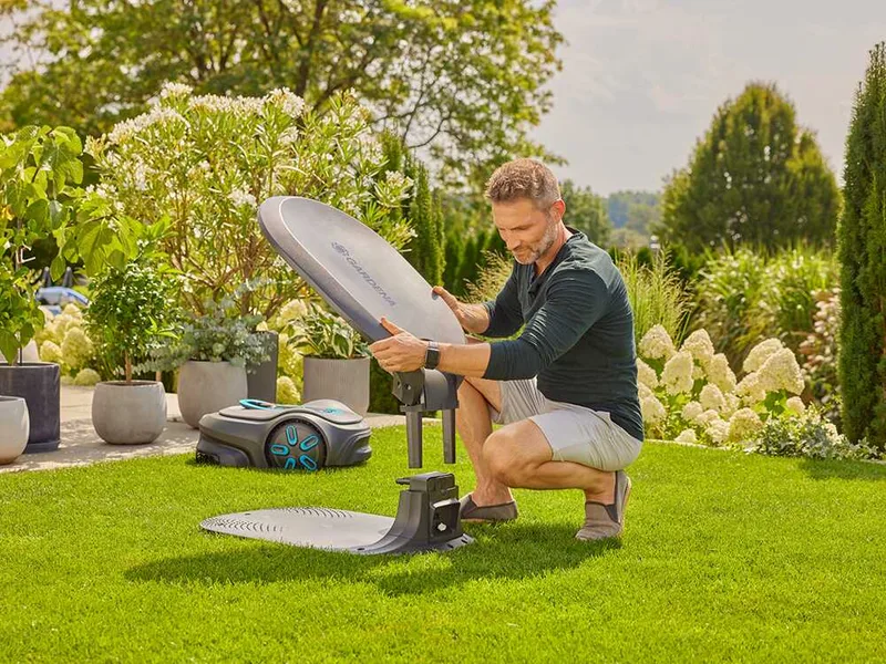 Abri de protection pour robot tondeuse Gardena SILENO Pro Max Sense Free