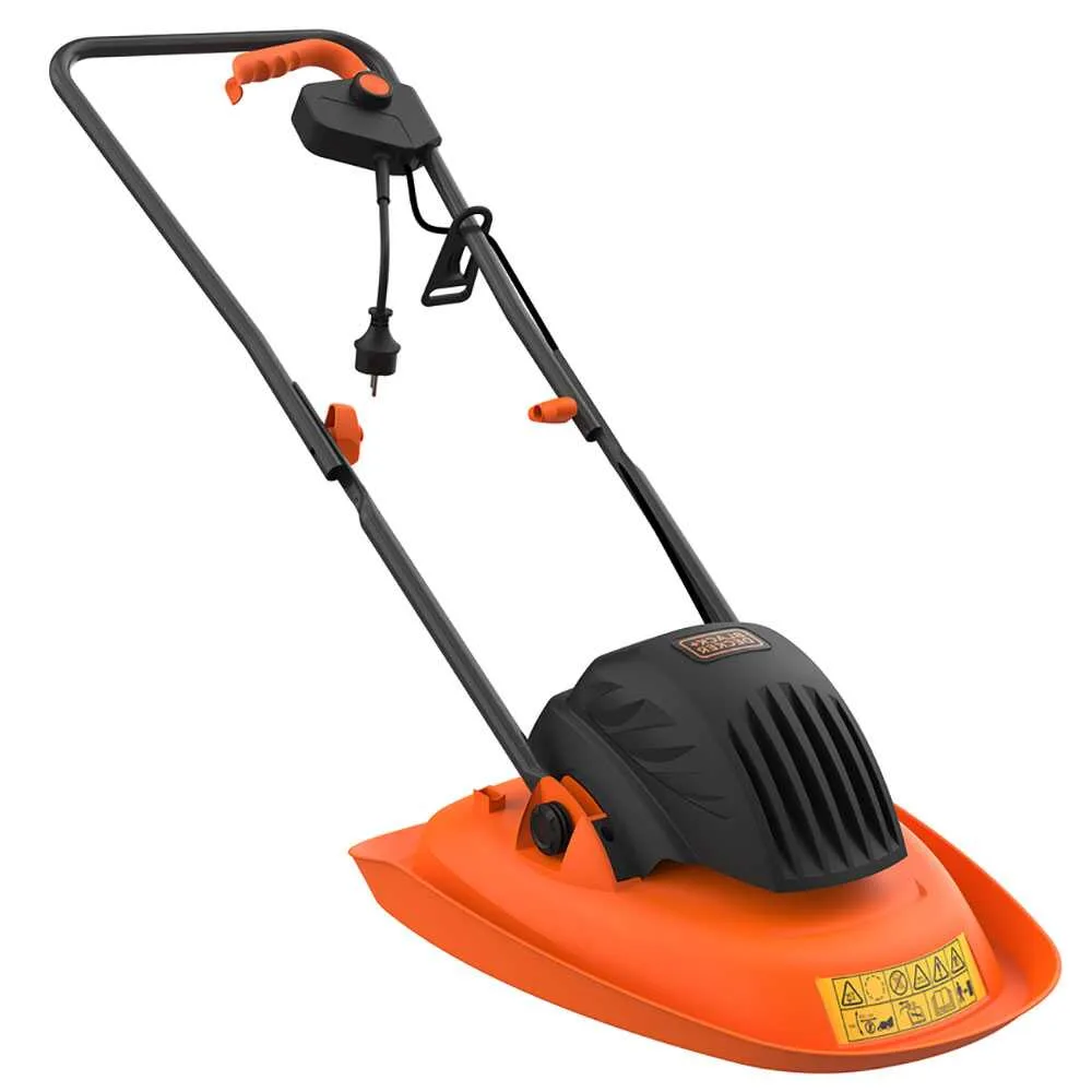 Black & Decker BEMWH551-QS - Tondeuse à gazon sur coussin d'air - 1200W - Coupe de 32 cm