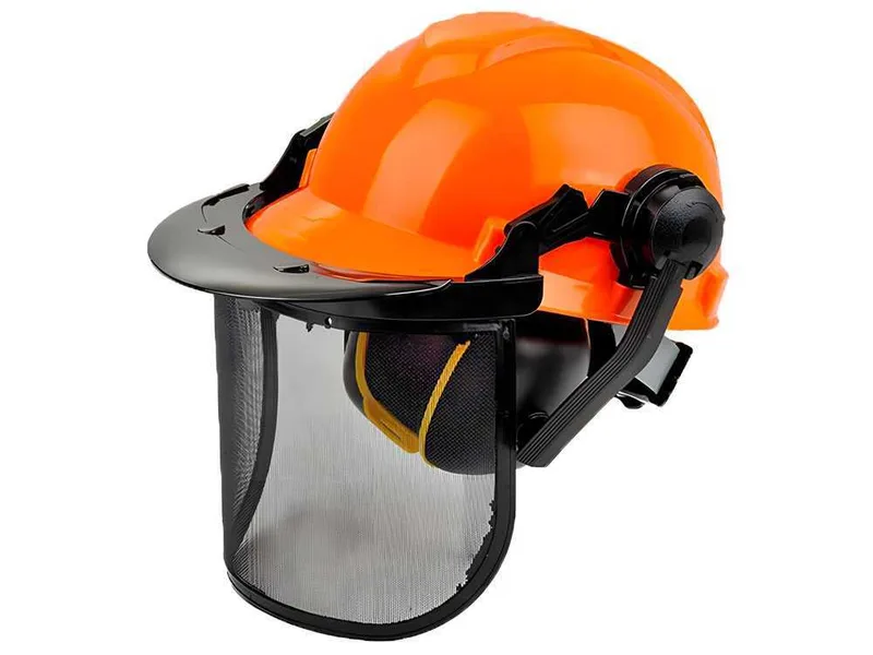 Casque de protection professionnel avec visière et casque - sécurité