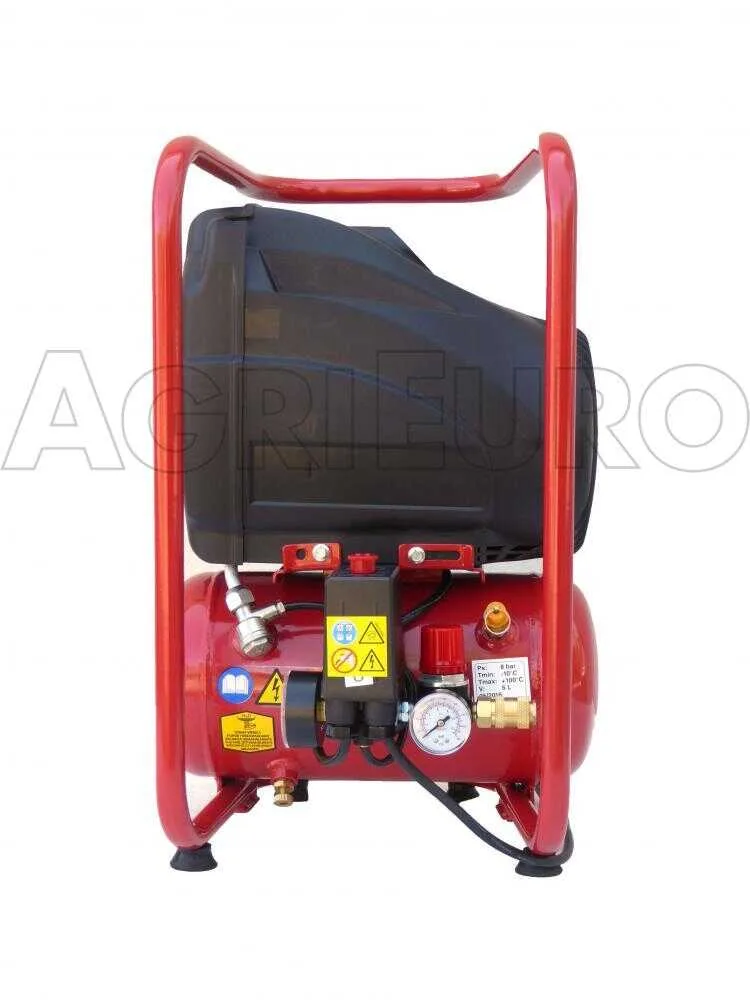 Fini Ciao 6 -Compresseur d'air électrique portatif monophasé, oil-less - Moteur 1.5 CV - 6 L