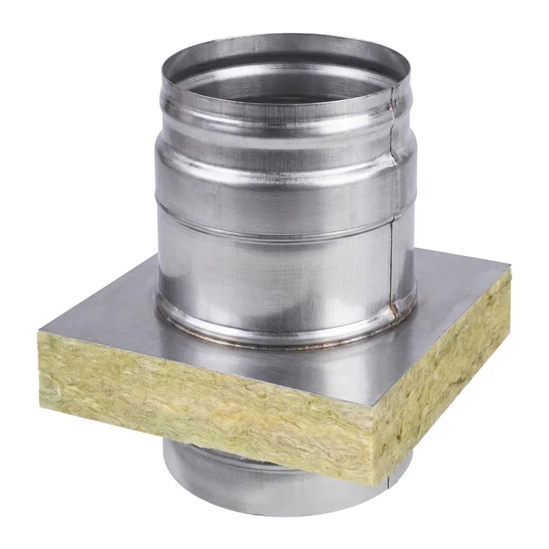 Schiedel Plaque de rehausse LB90 pour PPL Ø 130 mm avec fourreau Ø 130 mm et pare-boule