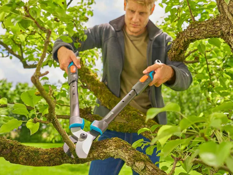 Gardena TeleCut Pro S - Coupe-branches Bypass Télescopique - Longueur 52/67cm