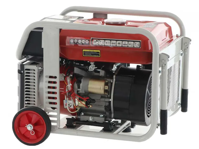 GeoTech Pro iGGP5000ES - Groupe électrogène inverter avec dém. électrique 4 kW sur chariot - Continu 3.5 kW Monophasé