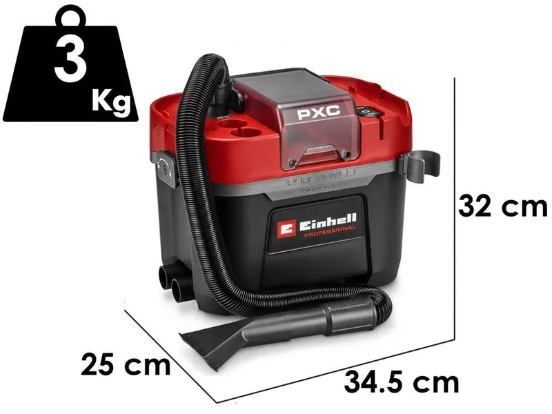 Einhell TP-VC 18/10 Li BL - Aspirateur multifonction à batterie - 18V 5-8 Ah