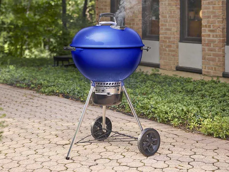 Weber Master Touch GBS 5755 Ocean Blue - Barbecue à charbon