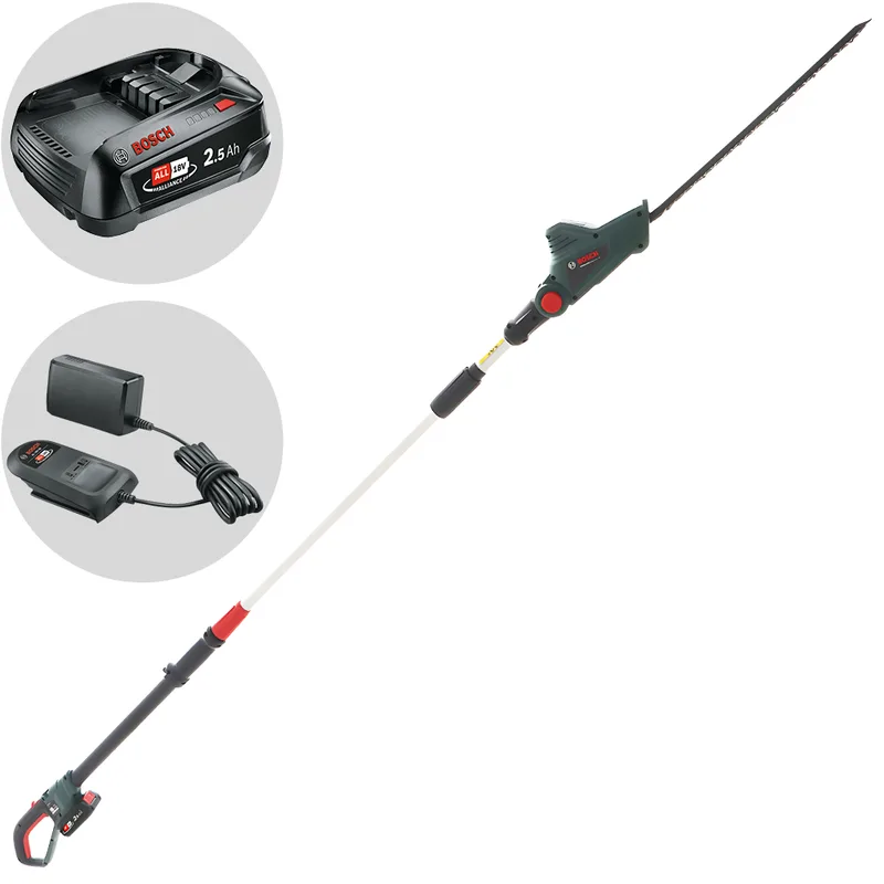 Bosch UniversalHedgePole 18 - Taille-haie sur perche à batterie - 18 V/2,5 Ah